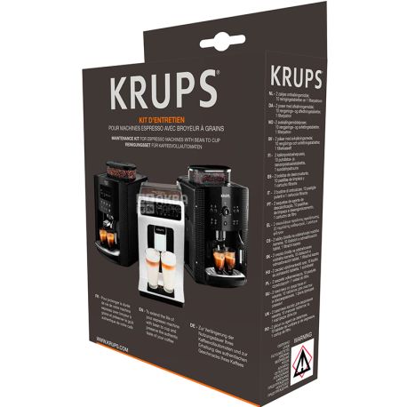 Krups XS530010, Комплект для обслуживания кофемашин