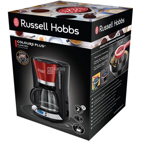 Russell Hobbs 24033-56 Colours Plus+, Кофеварка капельная, 1100 Вт