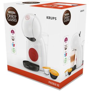 Krups KP1A0131, Кавоварка капсульна, біла, 15 бар, 1340 Вт