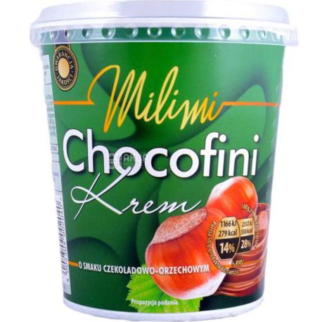 Chocolate paste with nut flavor, 400 g, TM Chocofini