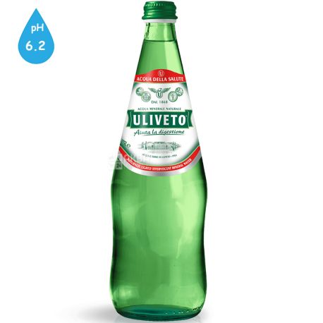 Uliveto, 0,75 л, Юливето, Вода минеральная газированная, стекло