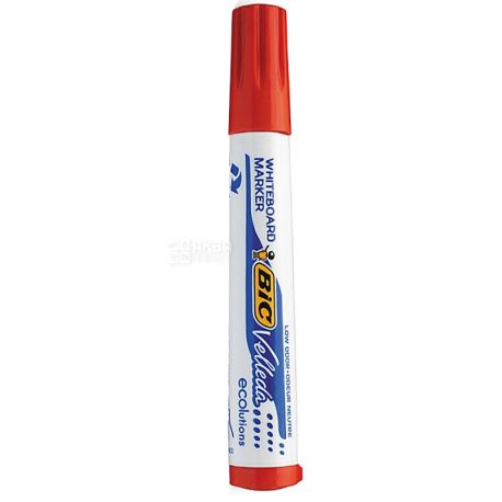 BIC, 1,5 мм, маркер для досок, Velleda, Красный, м/у