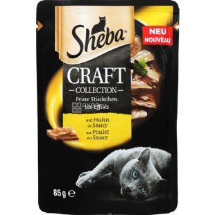  Sheba Craft, 85 г, Корм для котов, с курицей в соусе