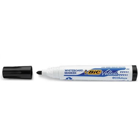BIC, 1,5 мм, маркер для дошок, Velleda, Чорний, м/у