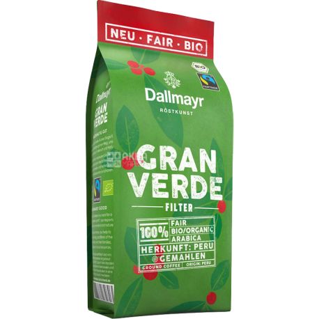 Dallmayr, Gran verde Cafe creme, 220 г, Кофе средней обжарки, молотый