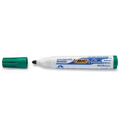 BIC, 1,5 мм, маркер для досок, Velleda, Зеленый, м/у