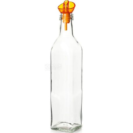 Herevin Venezia 0,5 L, Oil bottle, with dispenser, glass