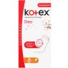 Kotex Normal Plus Deo, 56 шт, Ежедневные гигиенические прокладки, 2капли