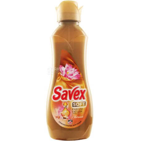 Savex, Exclusif Gold, 900 ml, Fabric Rinse, Exclusive Gold
