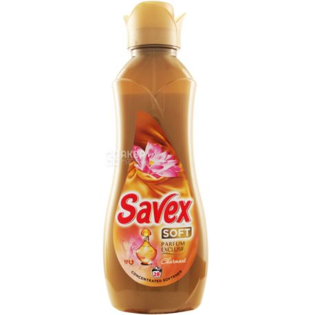 Savex, Exclusif Gold, 900 мл, Ополаскиватель для белья с запахом ночной орхидеи