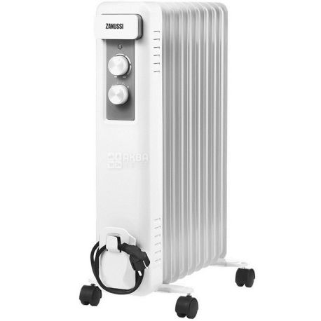 Zanussi ZOH/CS-09W, Масляный радиатор, 9 секций, до 25 м2