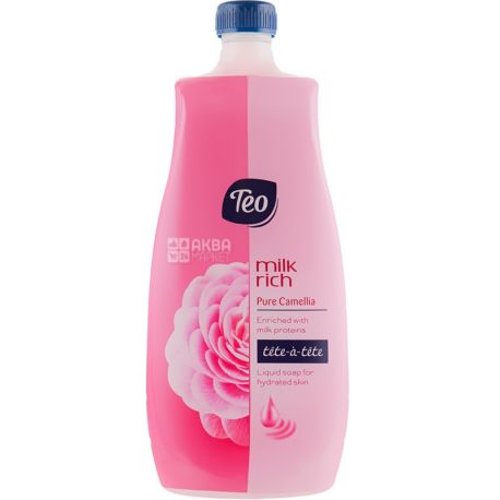 Teo, Tete-a-Tete, Pure Camellia, 800 мл, Жидкое мыло, Камелия