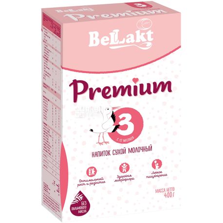 Bellakt, Premium 3, 400 g, Dry infant formula, from 12 months