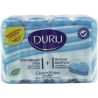 Duru, Soft Sensations, 4 шт. х 90 г, Мыло твердое, Морские минералы и увлажняющий крем