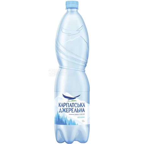 Karpatskaya Dzherelnaya, 1,5 l, Non-carbonated water, Mineral, PET, PAT