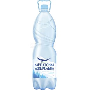 Карпатська Джерельна, 2 л, Вода мінеральна негазована, ПЕТ