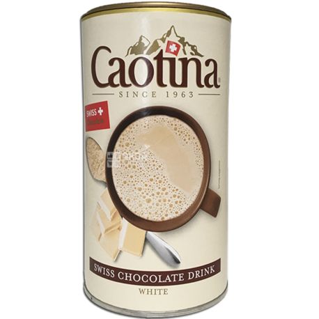 Caotina White, 500 г, Шоколадний напій, розчинний, ж /б