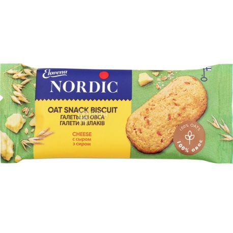 Nordic, 30 g, Oatmeal biscuits, with cheese