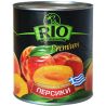 Rio, 850 г, Персики половинками, ж/б