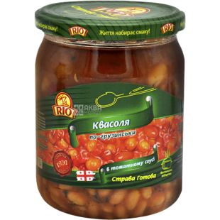 Rio, 480 г, Квасоля по-грузинськи, в томатному соусі