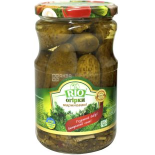 Rio, 580 мл, Огурцы 6-9 см, маринованные