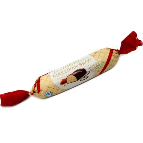 Zentis Marzipan Brot, 100 г, Марципан в черном шоколаде, батончик