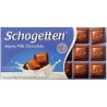 Schogetten, Alpine milk chocolate, 100 г, Шоготтен, Шоколад молочний з альпійським молоком