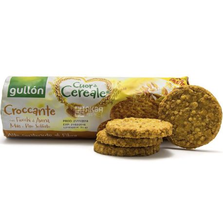 Gullon Cuor Cereale Croccante, 265 г, Печиво хрустке, кукурудзяне, зі злаками