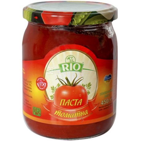 Rio, 450 г, Томатна паста, 25%