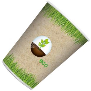  Еко Стакан паперовий з малюнком 400 мл, 50 шт, D92