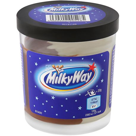 Milky Way, 200 г, Паста шоколадная, стекло 