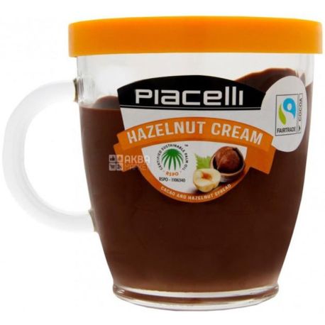 Piacelli, Hazelnut Cream, 300 г, Паста Шоколадно-ореховая