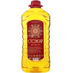 Стожар, 5 л, Олія соняшникова, Рафінована, ПЕТ