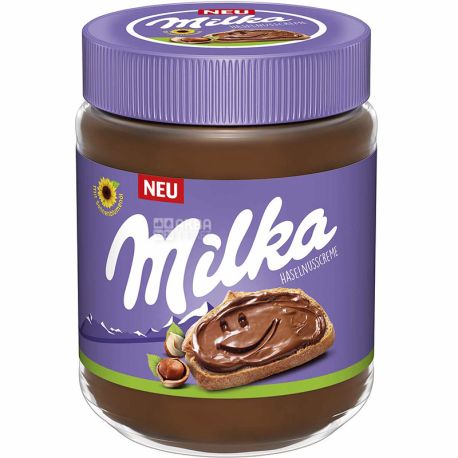 Milka, Hazelnuss creme, 350 г, Паста шоколадно-ореховая