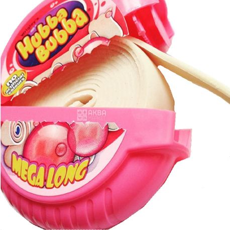 Hubba Bubba, Bubble Tape, 56 г, Жувальна гумка, фруктова, стрічка
