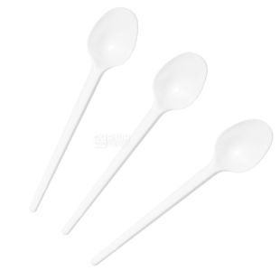 Промтус, Ложка чайна, біла, 100 шт.