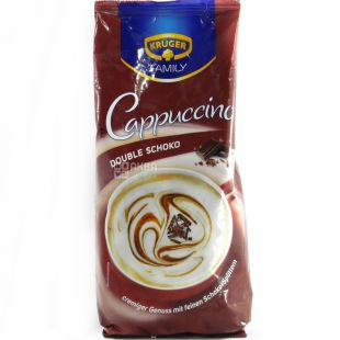  Kruger Family Double Schoko, 500 г, Капучино, двойной шоколад, растворимый