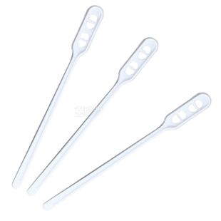 Промтус, Мішалка пластикова, біла, 14,5 см, 1000 шт.