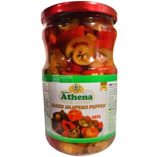 Athena, 720 г, Смесь перца Халапеньо резанного