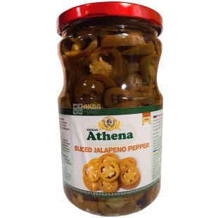 Athena, 720 г, Перец Халапеньо острый резанный