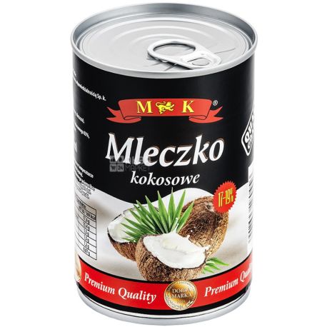 МК, Mleczko kokosowe, 400 мл, Кокосове молоко, 17%, ж/б