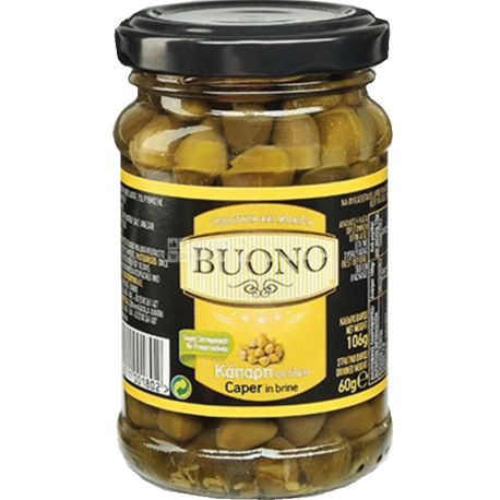Buono, 150 г, Каперси, консервовані, в розсолі