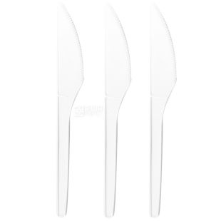 Промтус, Ніж міцний, білий, 100 шт.