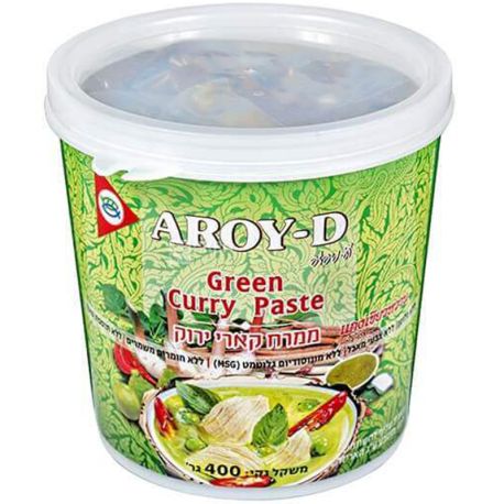 Aroy-D, Green Curry Paste, 400 г, Паста каррі, зелена