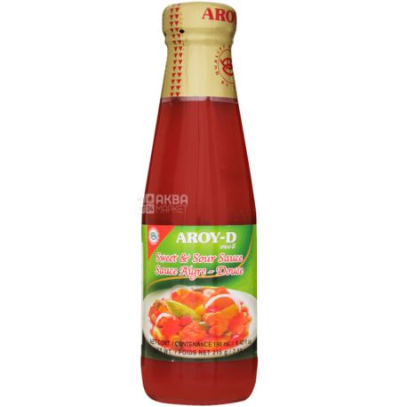 Aroy-D, Sweet&Sour, 215 г, Соус кисло-солодкий, томатно-фруктовий