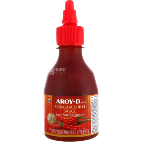 Aroy-D, Chilli Sriracha, 230 г, Соус Шрирача, чили, томатный, острый