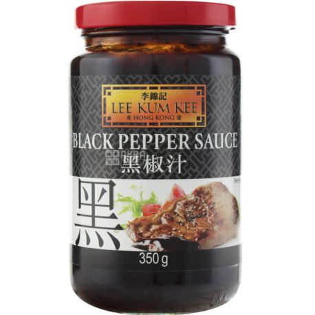 Lee Kum Kee, Black Pepper Sauce, 350 г, Соус з чорного перцю, азіатський, гострий