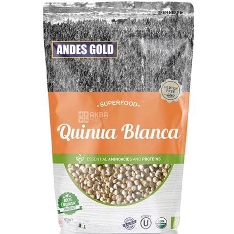 Andes Alimentos & Bebidas, Кіноа біла, органічна, 500 г