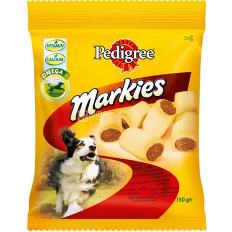 Pedigree Markies, 150 г, М'ясне печиво для дорослих собак