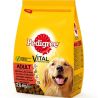 Pedigree, Food with the taste of beef and poultry for adult dogs, 2.6 kg